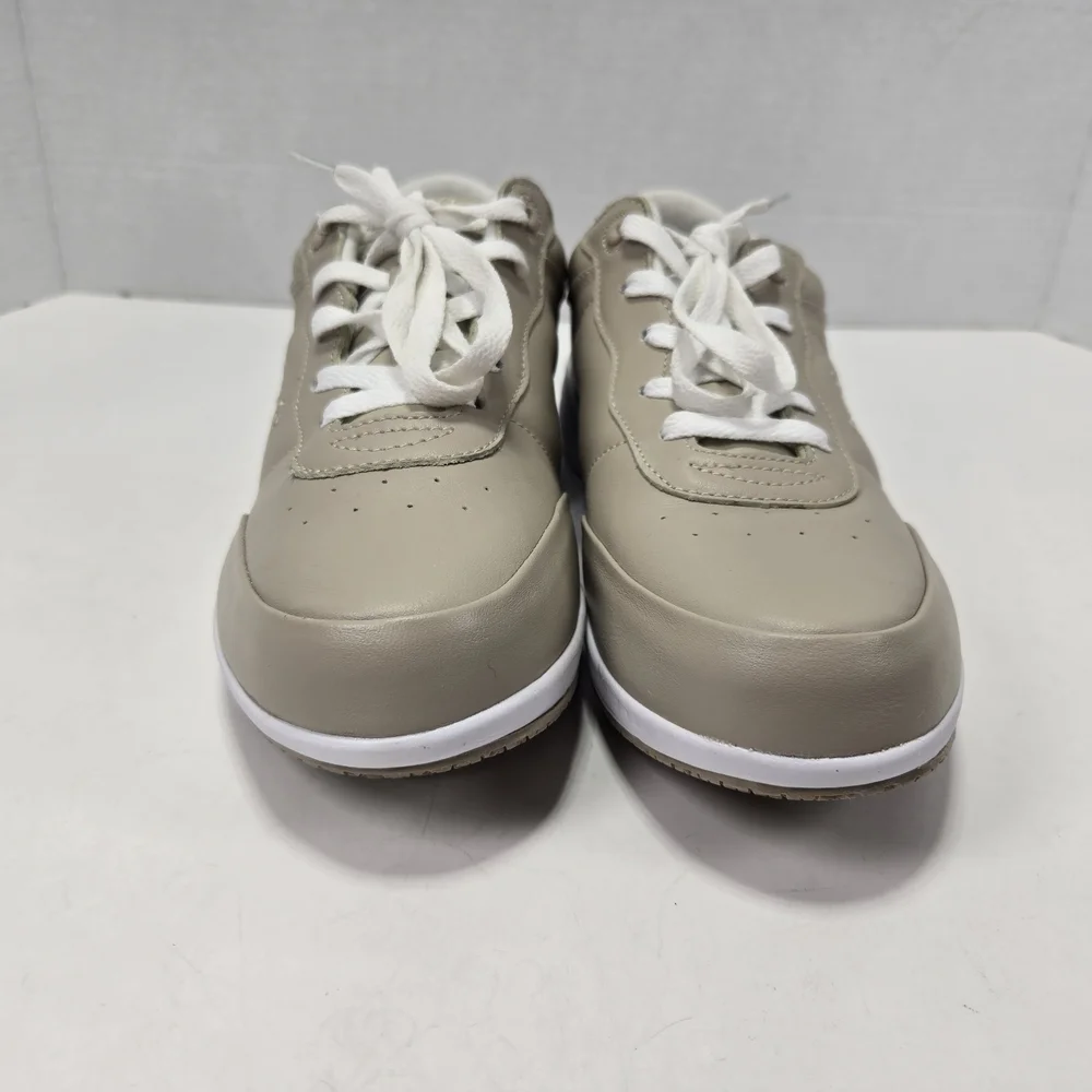 Propet Washable Walker W3840 Beige Lace-Up Comfort Sneakers Women's Size 9 Wide